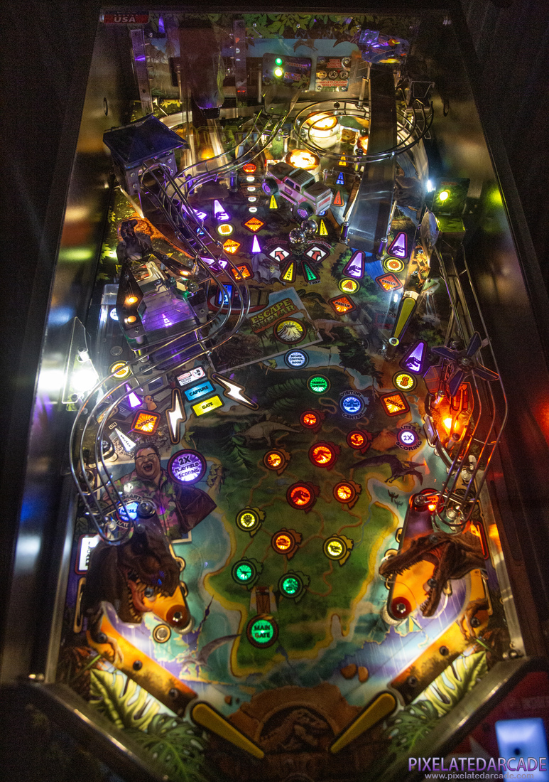 Jurassic Park Photo: Jurassic Park pinball cabinet - Playfield