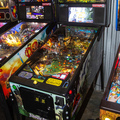 Jurassic Park pinball cabinet
