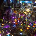 Jurassic Park pinball cabinet - Upper playfield