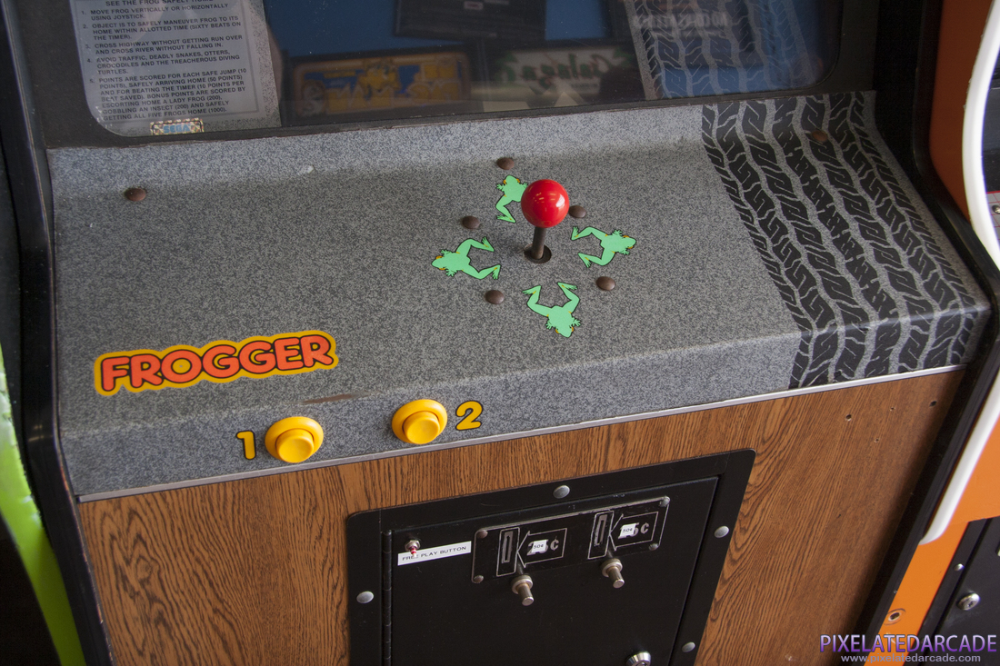 Frogger Photo: Frogger control panel