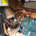Frogger arcade cabinet - Inside