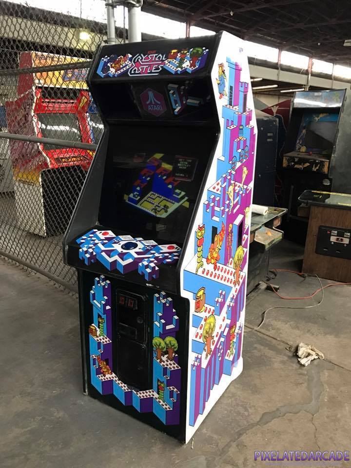 Crystal Castles Photo: Crystal Castles arcade cabinet