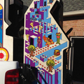 Crystal Castles arcade cabinet side art