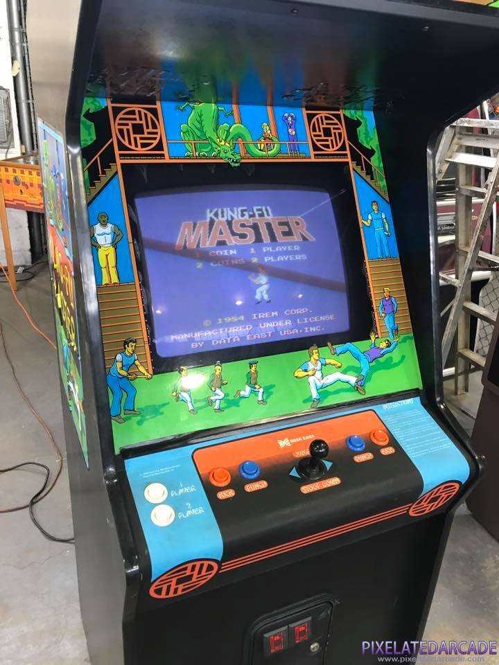 Kung-Fu Master Photo: Kung-Fu Master arcade cabinet - controls and monitor