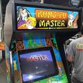 Kung-Fu Master arcade cabinet - monitor and marquee