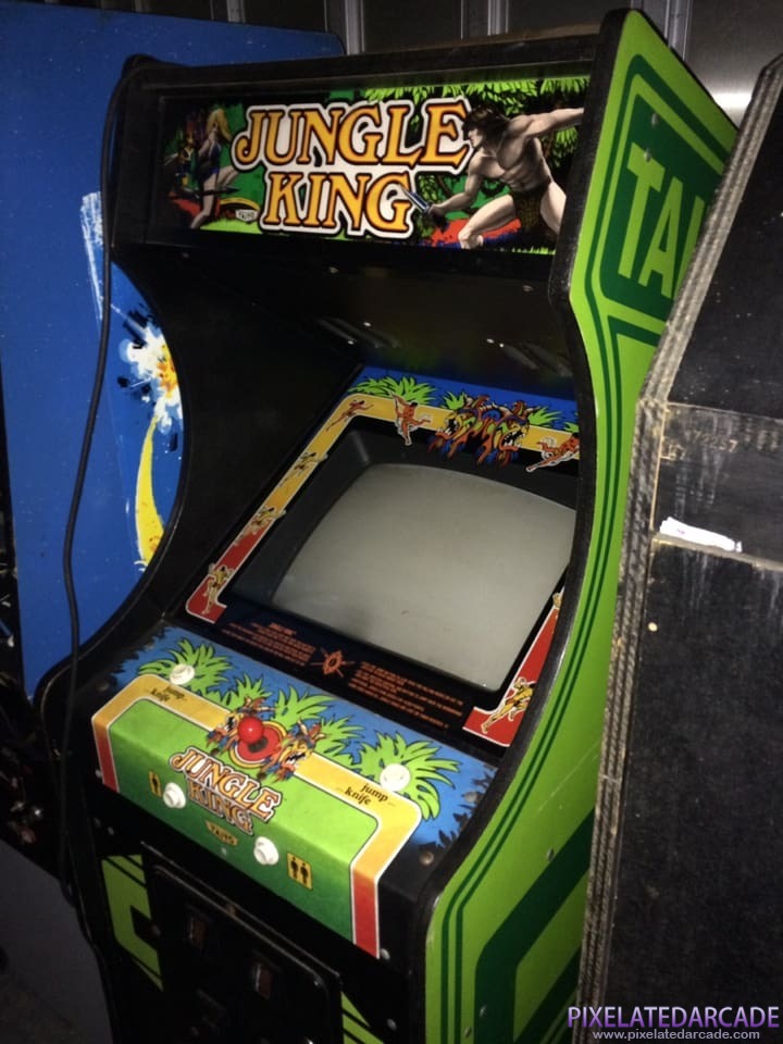 Jungle Hunt Photo: Jungle King arcade cabinet