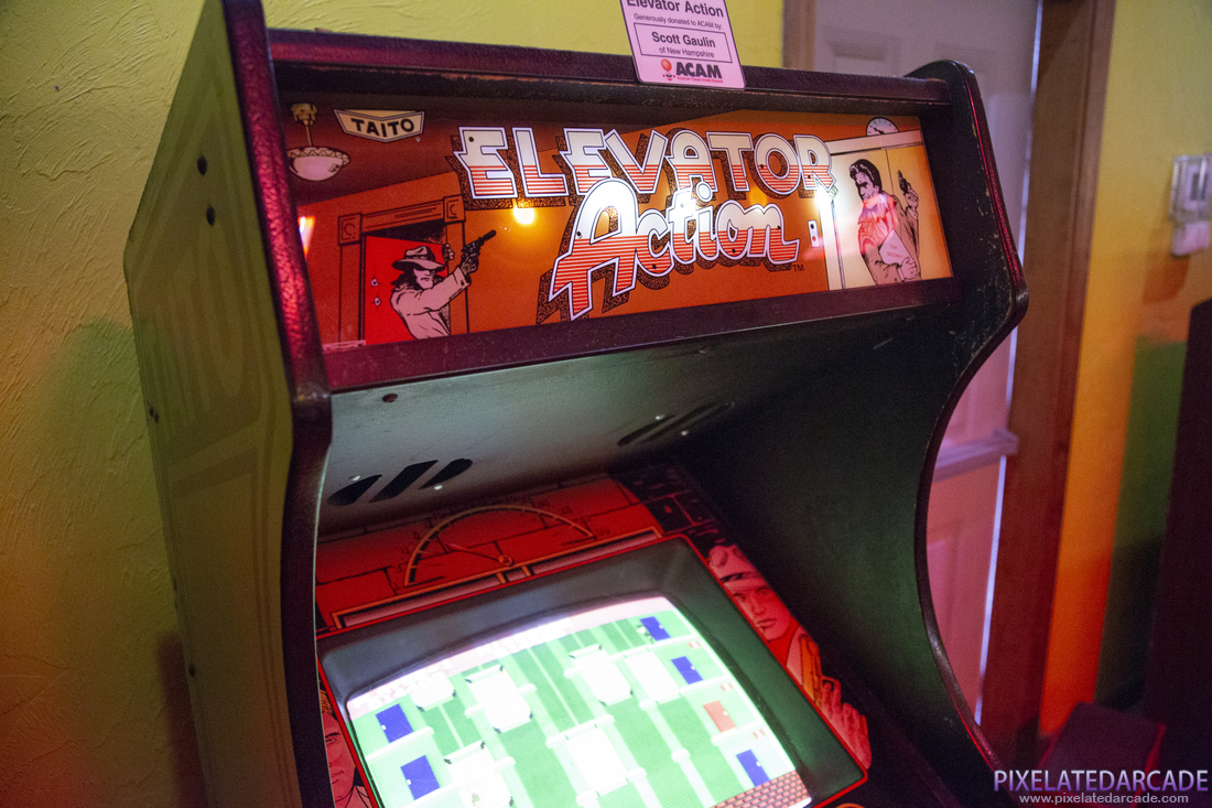 Elevator Action Photo: Elevator Action arcade cabinet - Marquee