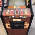 Elevator Action arcade cabinet - controls and coin box
