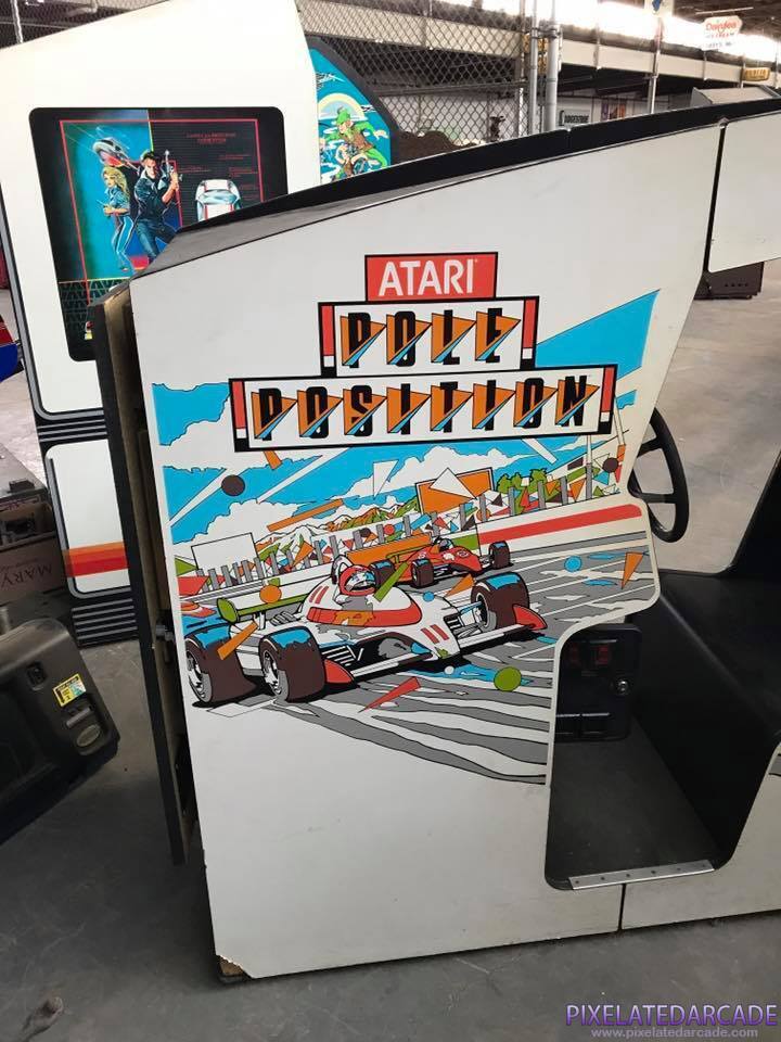 Pole Position Photo: Pole Position arcade cabinet - cockpit version