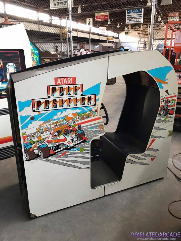 Pole Position Photo: Pole Position arcade cabinet - cockpit version
