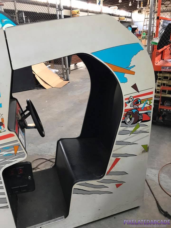 Pole Position Photo: Pole Position arcade cabinet - cockpit version