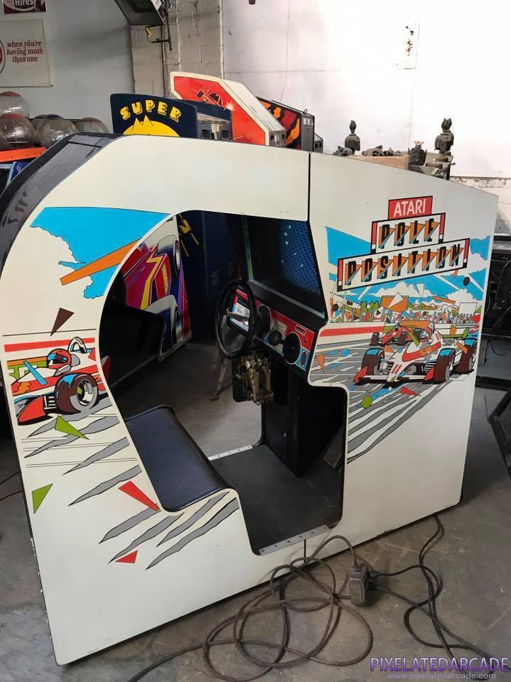Pole Position Photo: Pole Position arcade cabinet - cockpit version