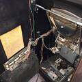 Front Line arcade cabinet - inside