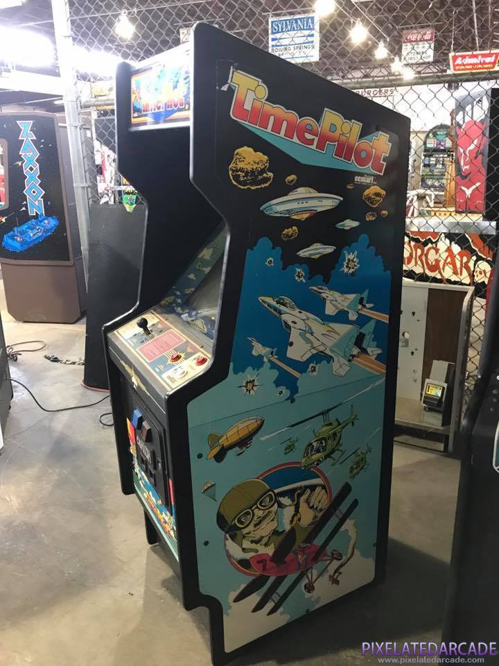 Time Pilot Photo: Time Pilot arcade cabinet - Side