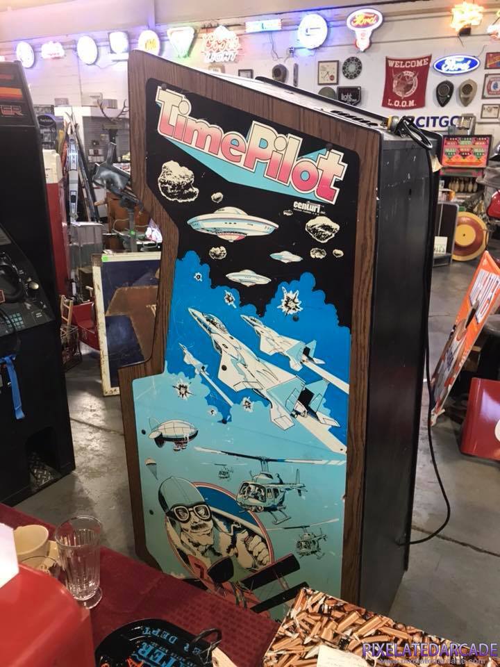 Time Pilot Photo: Time Pilot arcade cabinet - Side
