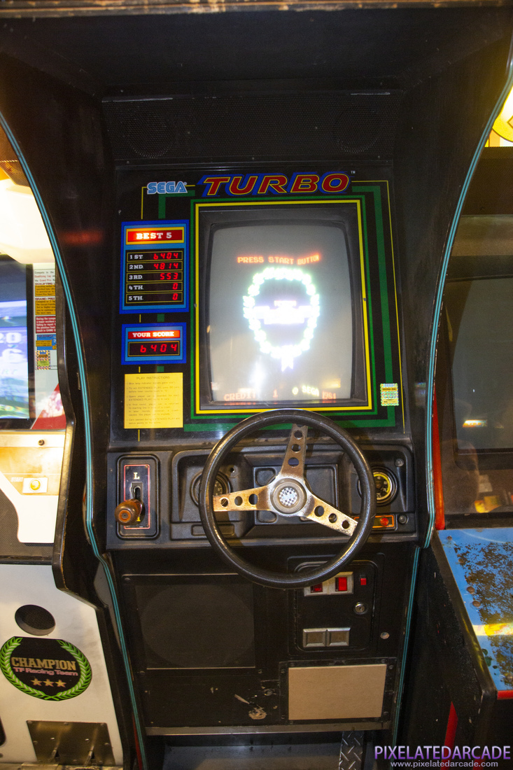 Turbo Photo: Turbo arcade cabinet - Front