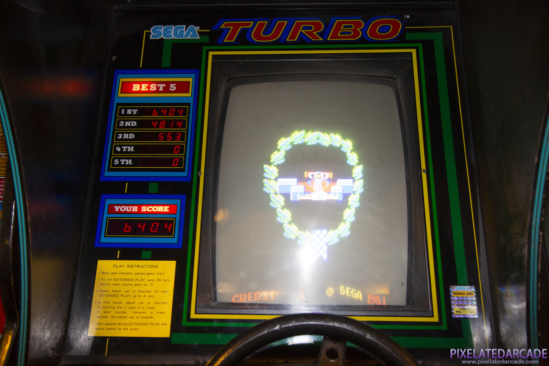 Turbo Photo: Turbo arcade cabinet - Monitor and bezel