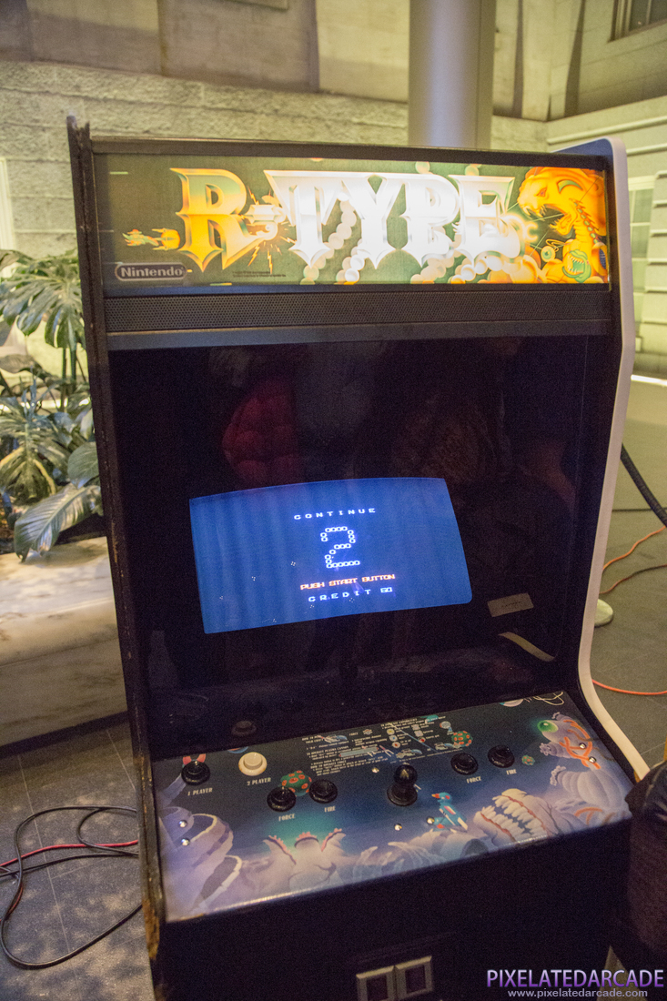 R-Type Photo: R-Type arcade cabinet