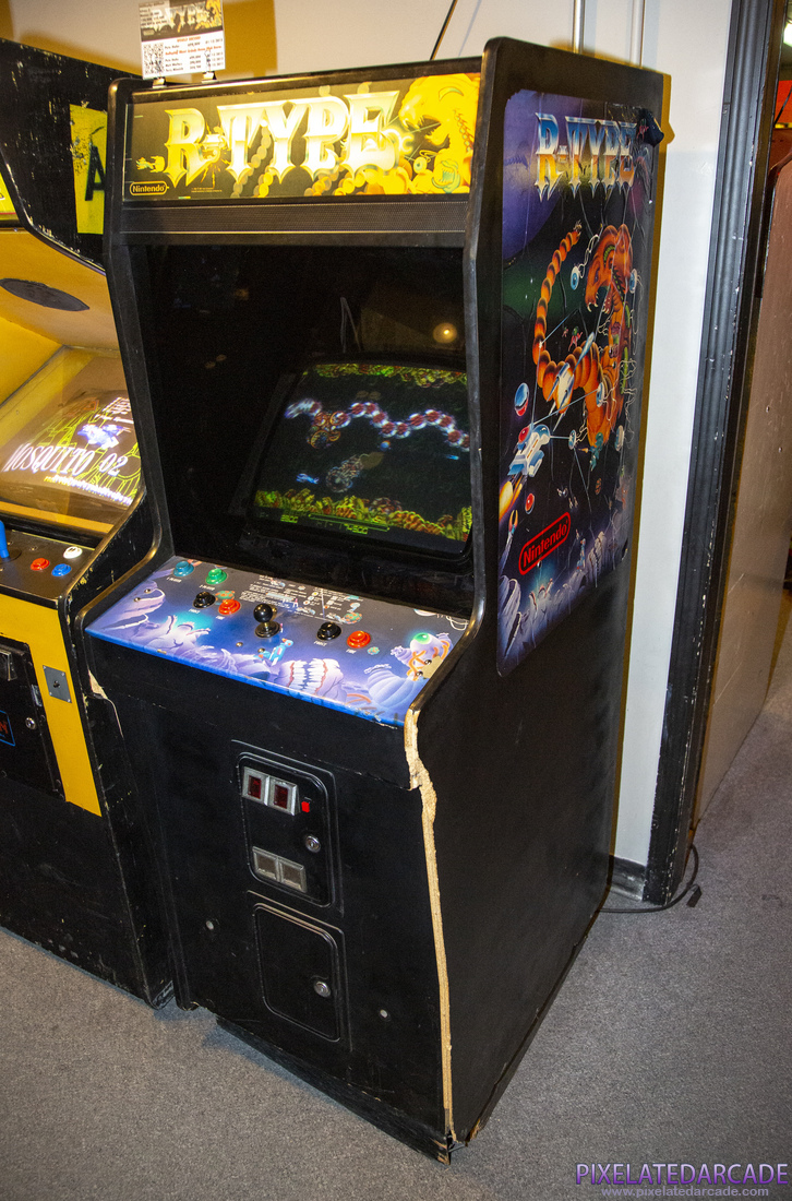 R-Type Photo: R-Type arcade cabinet