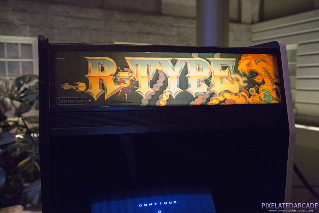 R-Type Photo: R-Type arcade cabinet - Marquee