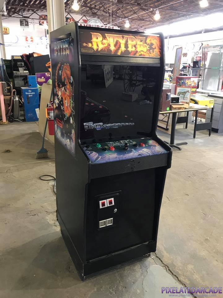 R-Type Photo: R-Type arcade cabinet