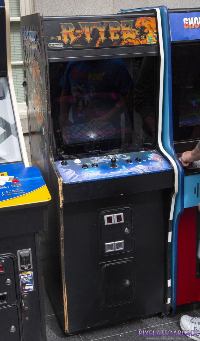 R-Type Photo: R-Type arcade cabinet