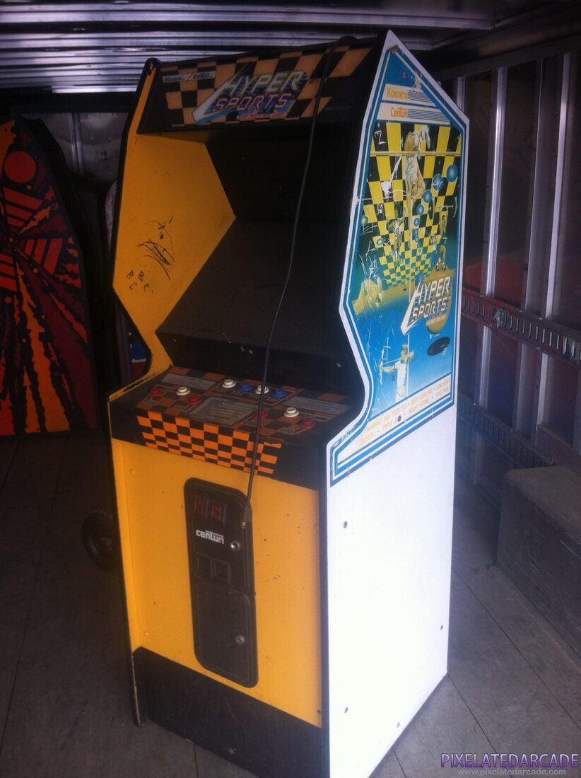 Hyper Sports Photo: Hyper Sports arcade cabinet