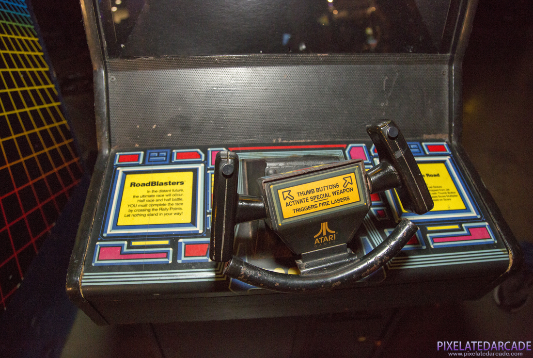 RoadBlasters Photo: RoadBlasters arcade cabinet - Game controls