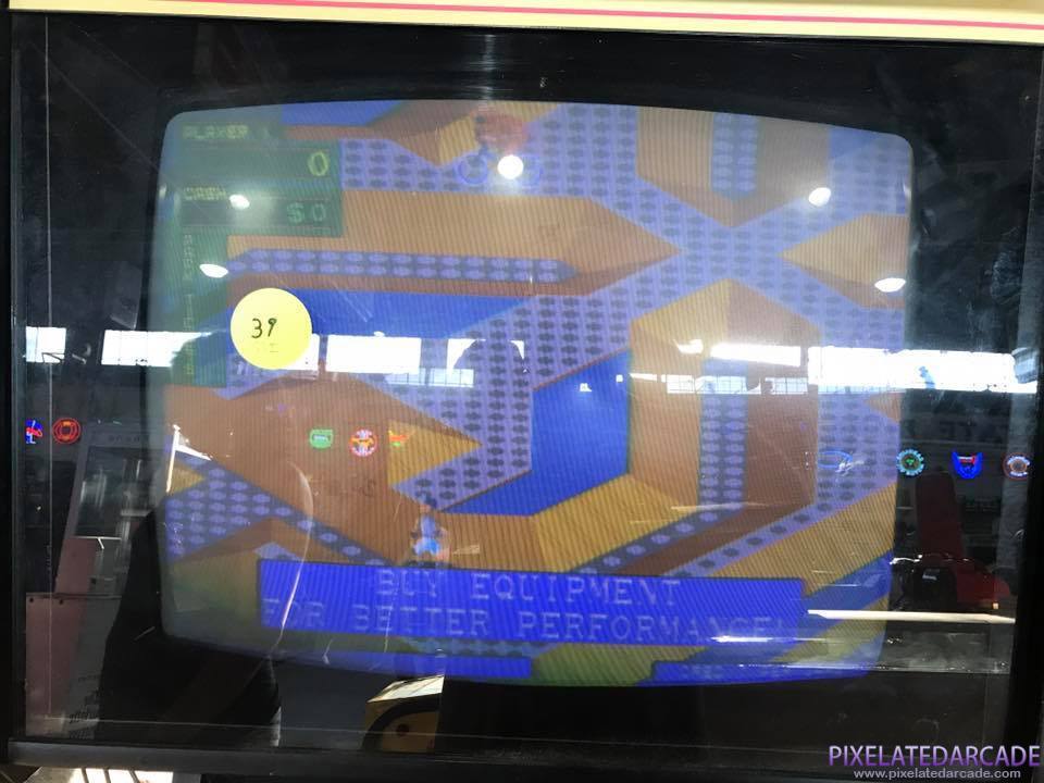 720º Photo: 720º arcade cabinet - Monitor