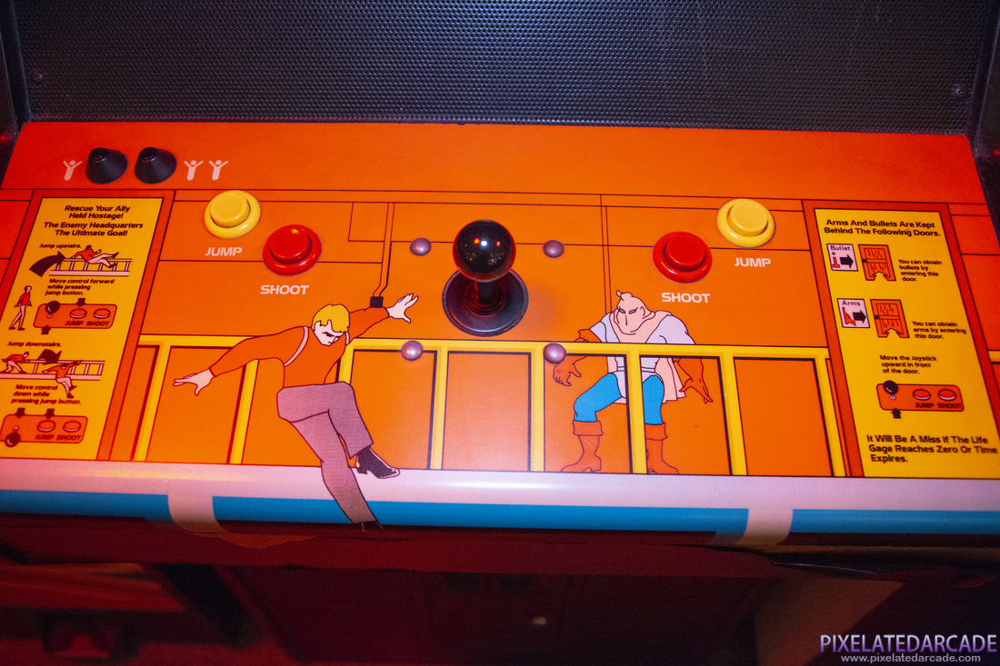 Rolling Thunder Photo: Rolling Thunder arcade cabinet - Controls
