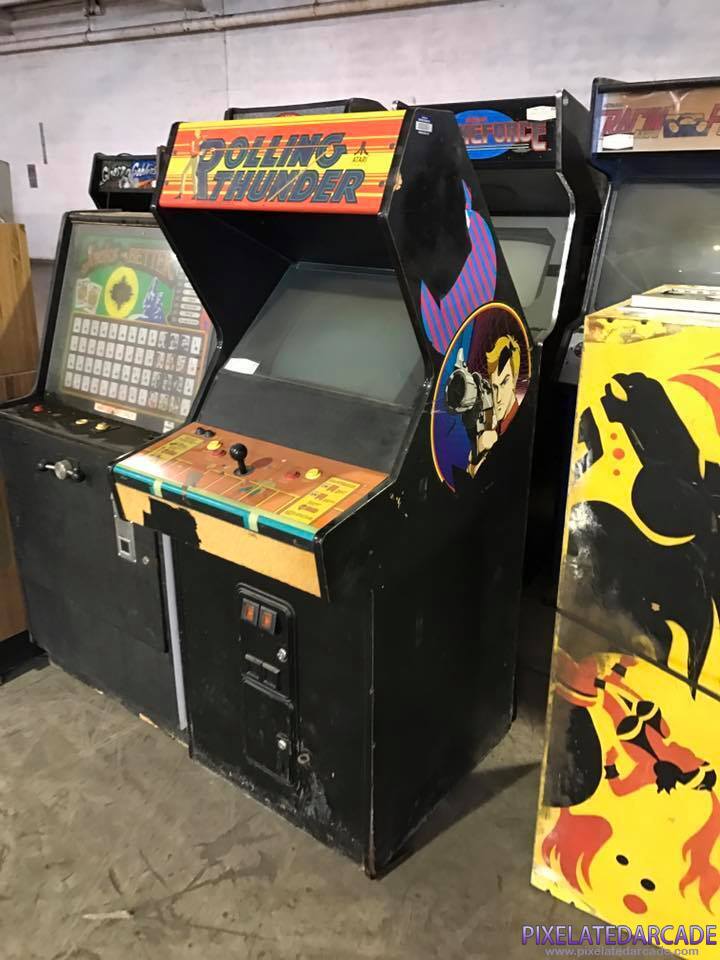 Rolling Thunder Photo: Rolling Thunder arcade cabinet