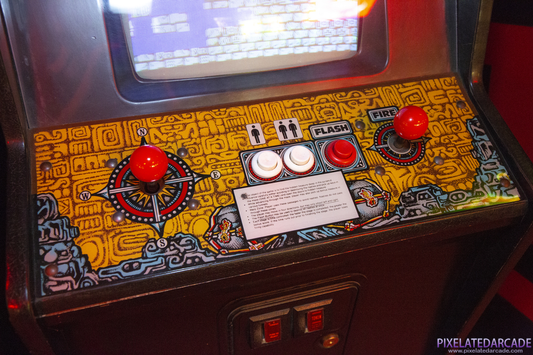 Tutankham Photo: Tutankham arcade cabinet - Control panel