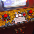 Tutankham arcade cabinet - Control panel