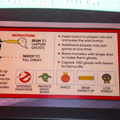 The Real Ghostbusters arcade cabinet - Game instructions