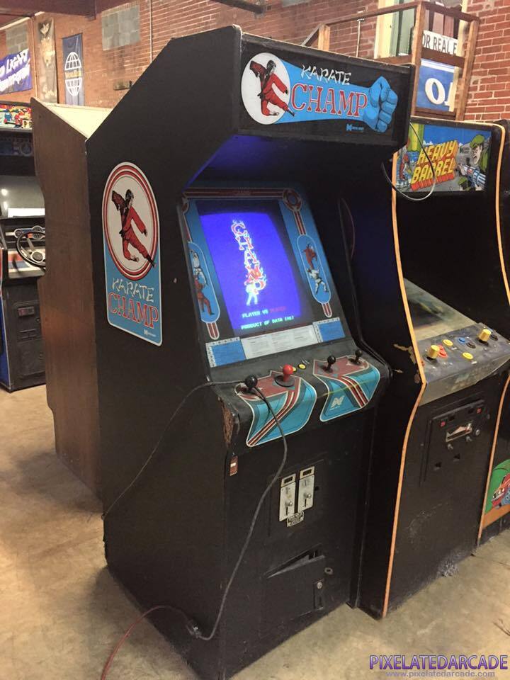 Karate Champ Photo: Karate Champ arcade cabinet