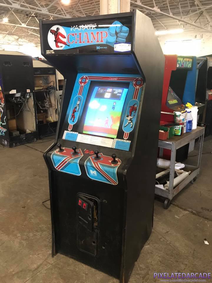 Karate Champ Photo: Karate Champ arcade cabinet