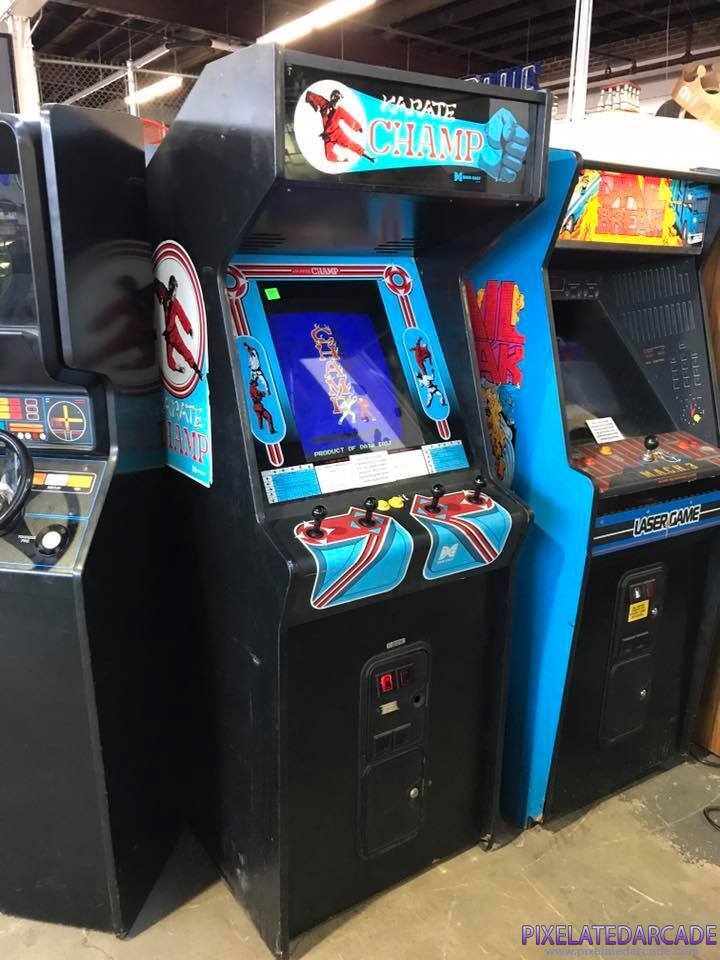 Karate Champ Photo: Karate Champ arcade cabinet