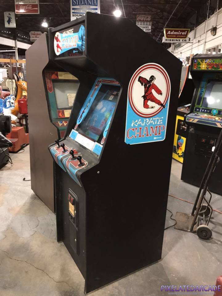Karate Champ Photo: Karate Champ arcade cabinet - Right side
