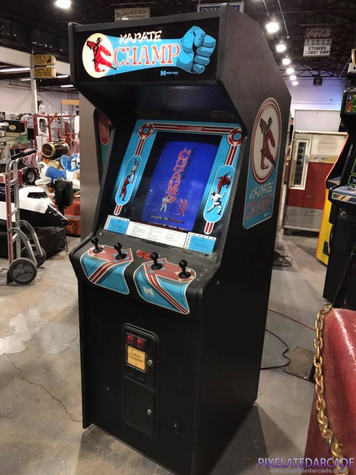 Karate Champ Photo: Karate Champ arcade cabinet
