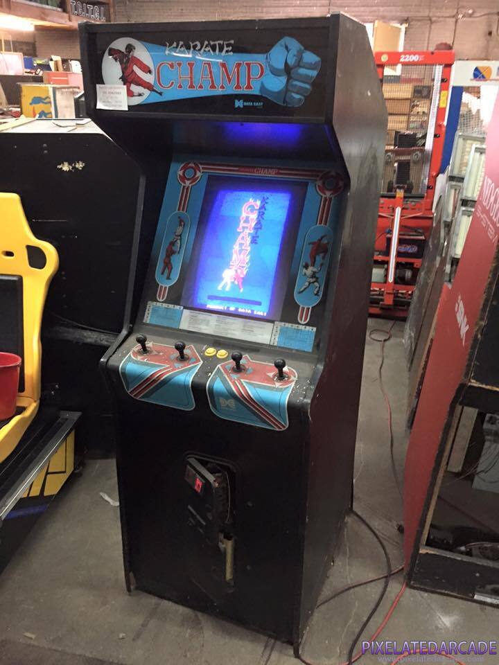 Karate Champ Photo: Karate Champ arcade cabinet