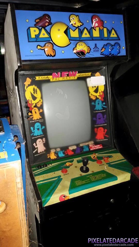 Pac-Mania Photo: Pac-Mania arcade cabinet