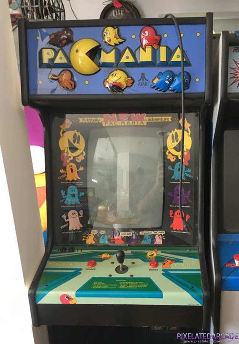 Pac-Mania Photo: Pac-Mania arcade cabinet