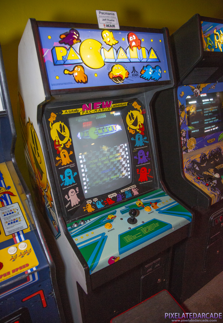 Pac-Mania Photo: Pac-Mania arcade cabinet