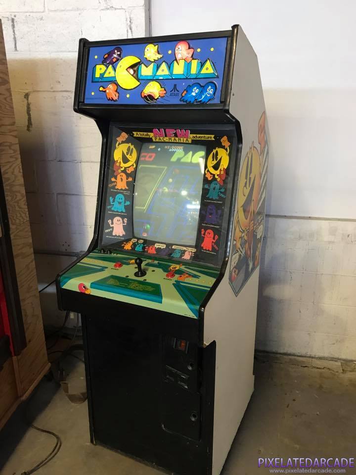 Pac-Mania Photo: Pac-Mania arcade cabinet