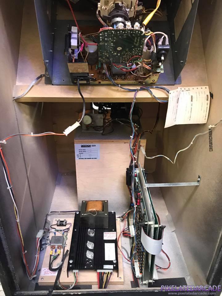 Slither Photo: Slither arcade cabinet - Interior