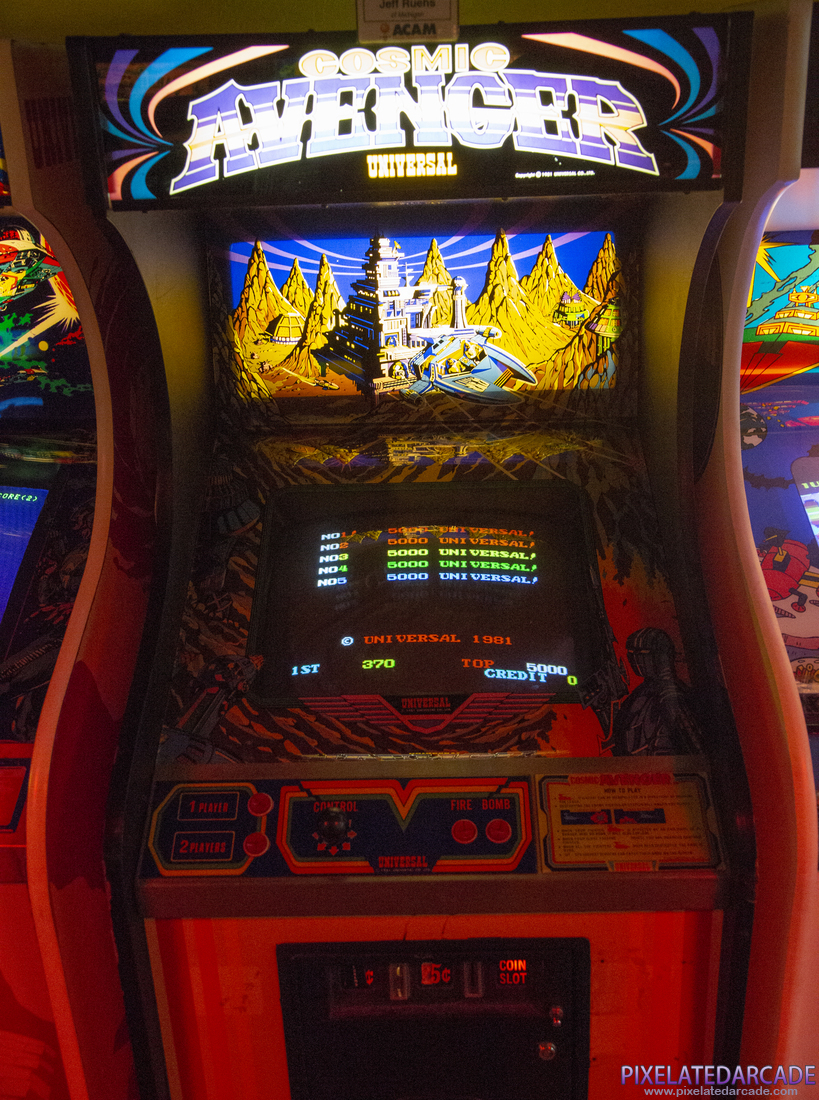 Cosmic Avenger Photo: Cosmic Avenger arcade cabinet - Front