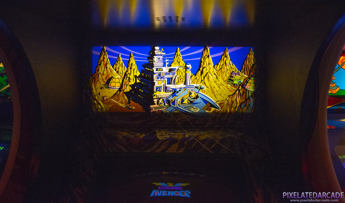 Cosmic Avenger Photo: Cosmic Avenger arcade cabinet - Artwork