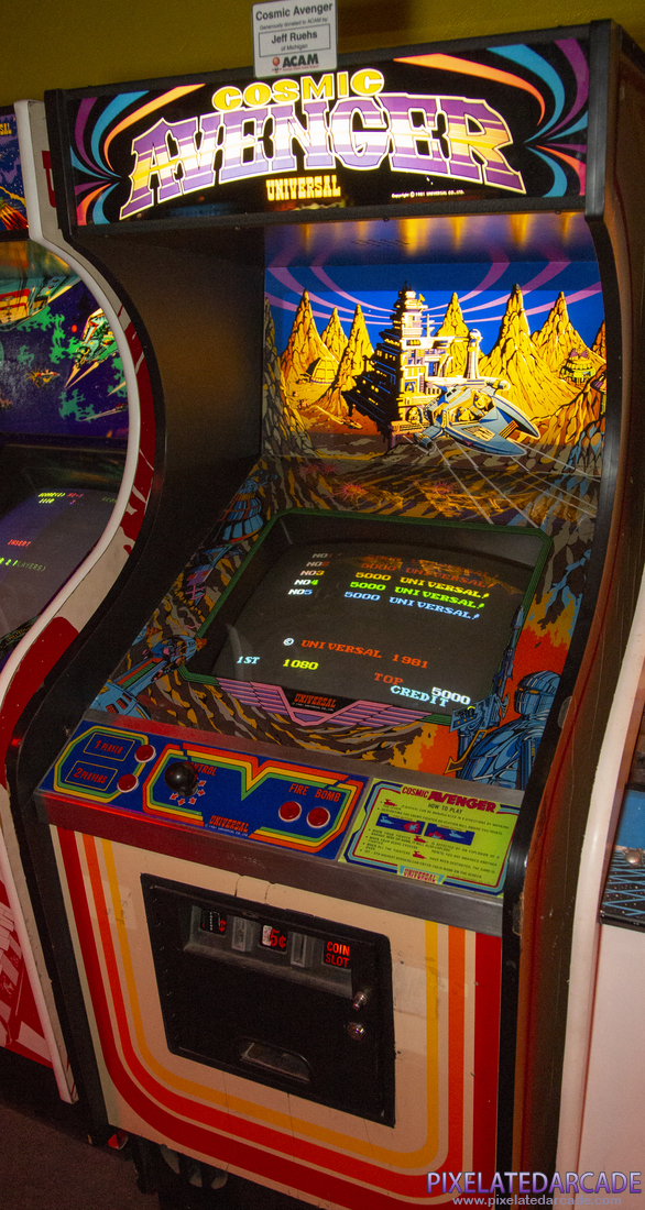 Cosmic Avenger Photo: Cosmic Avenger arcade cabinet