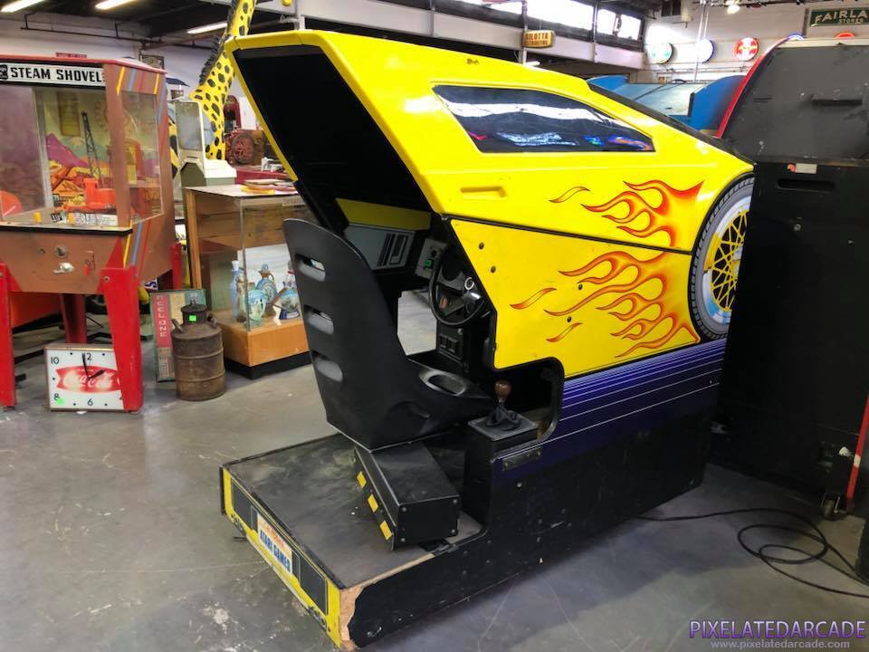 Race Drivin' Photo: Race Drivin' arcade cabinet - cockpit version