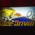 Race Drivin' upright arcade cabinet - Marquee